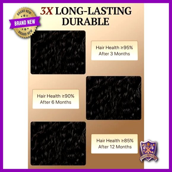 Deep Wave Human Hair Bundles, 100% Raw Cambodian, 16-20 Inches main image 5